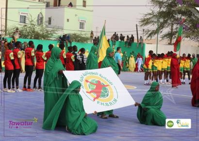 جوانب من انطلاق بطولة كأس التحدي لكرة اليد، المنظمة تحت رعاية الاتحاد الدولي لكرة اليد (IHF)، بالشراكة مع الاتحاد الموريتاني لكرة اليد.